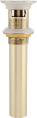 Obrázek produktu pro G1-1/4" mosazná umyvadlová odpadní souprava s přepadem (zlatá)