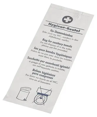Obrázek produktu pro PAPSTAR 12376 Papier-Hygienebeutel bedruckt weiß