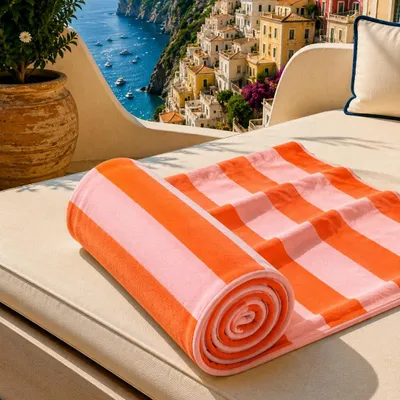 Produktbild von PETTI Artigiani Italiani - Strandtuch XXL Mikrofaser 90x180 cm Groß, Badetuch Sc