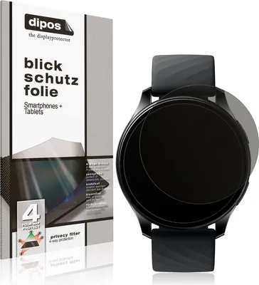 Produktbild von Blickschutzfolie für OnePlus Nord Smartwatch matt Schutzfolie Folie Display Schutz dipos