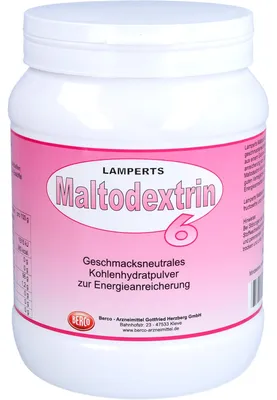 Produktbild von LAMPERTS Maltodextrin 6 Kohlenhydratpulver zur Energieanreicherung, 750 g Pulver