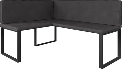 Obrázok produktu pre Rohová lavica do jedálne Vicco Ravon antracitová 120 x 150 cm, Model 58494