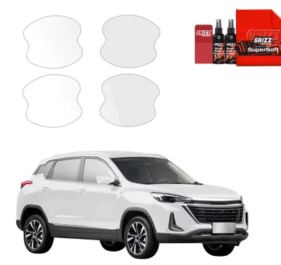 Productafbeelding van 4-in-1 beschermfolie Grizz Protector voor de deurgreepopeningen - BAIC BEIJING 3 (2023-2026)