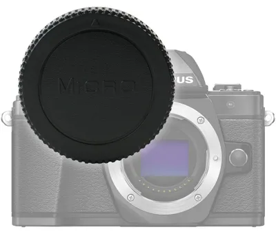 Immagine prodotto di CELLONIC Tappo compatibile con corpo macchina Olympus MFT (OM-D E-M10 E-M5, Pen E-PL5 E-PL7 E-PL8 E-PL9 BC-2), tieni lontano la polvere, evita danni Coperchio Copertura Cover Cap baionetta