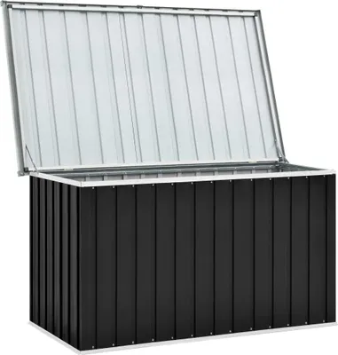 Produktbild von vidaXL Gartenbox Anthrazit 149 x 99 x 93 cm