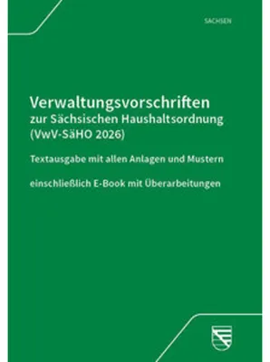 Produktbild von VwV zur Sächsischen Haushaltsordnung (VwV-SäHO 2026)