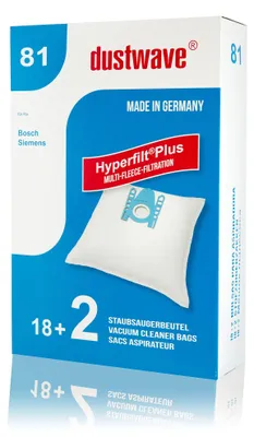 20 Staubsaugerbeutel für Siemens Synchropower, inkl. Mikrofilter