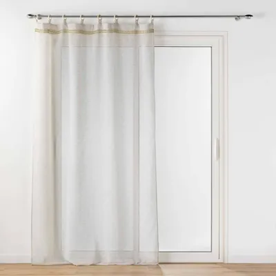 Produktbild von Gardine mit HolzringenMILEO, 140 x 240 cm