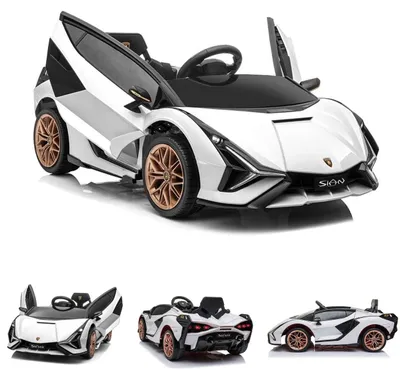 Produktbild von Kinder Elektroauto "Lamborghini Sian" - lizenziert - 2 Motoren+FB+MP3