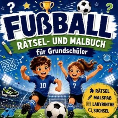 Zdjęcie produktu dla Fußball Rätsel- und Malbuch für Kinder