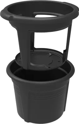 Produktbild von elho green basics potato pot 33cm, Topfpflanzer, Freistehend, Polypropylen (PP), Schwarz, Rund, Draußen