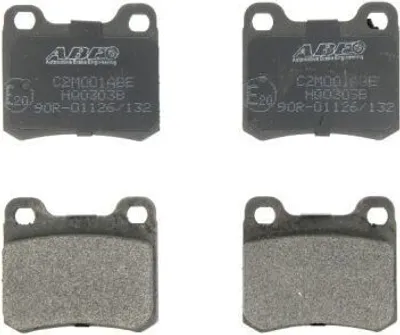 Produktbild von ABE Bremsbeläge Satz Hinten passend für MERCEDES-BENZ 190 (W201) C2M001ABE