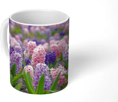 Produktbild von MuchoWow® Tasse Kaffeetasse Kaffeebecher 350 ml Hyazinthe - Blumen - Pflanzen Teetasse - Fototasse - Becher - Keramikbecher - Teebecher - Kaffeetasse - Bürotasse