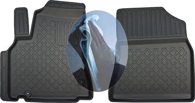 Produktbild von Z522657 TPE-Gummifußmatten kompatibel mit  Citroen Berlingo  2 B9 Hochdachkombi  2008-2018 2Sitze