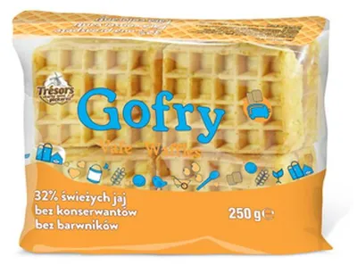 Obrázok produktu pre Vafle Tresors s čokoládovou náplňou, 250 g