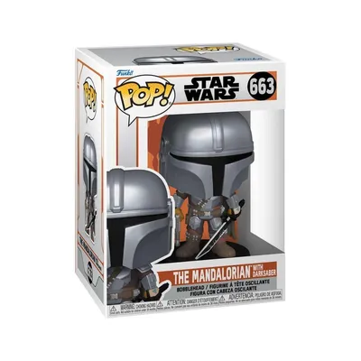Produktbild von Star Wars - The Mandalorian with Darksaber 663  - Funko Pop! Vinyl Figur