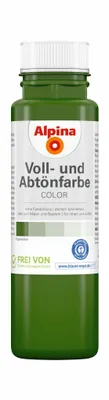 Produktbild von Alpina Color Wandfarbe voll- und Abtönfarbe für Außen und Innen Jungle Green 250 ml