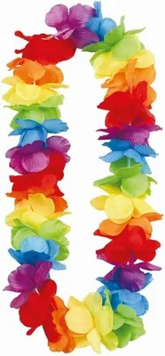 Produktbild von Hawaiikette HAWAII Bunte Blumen Aloha