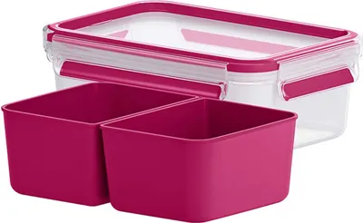 Produktbild von 518101, 2152886 Snackbox mit 2 Einsätzen Clip   Go EMSA
