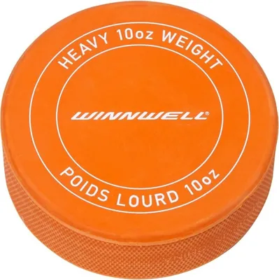 Produktbild von Hockey-Puck Winnwell orange schwer mit Logo