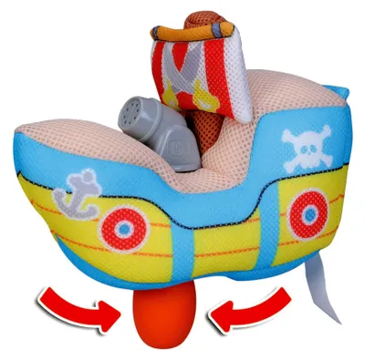 Obrázok produktu pre BB Junior 16-89062 - Hraka lo - Splash 'n Play Water Squirters Pirate Boat Bathtub Kids