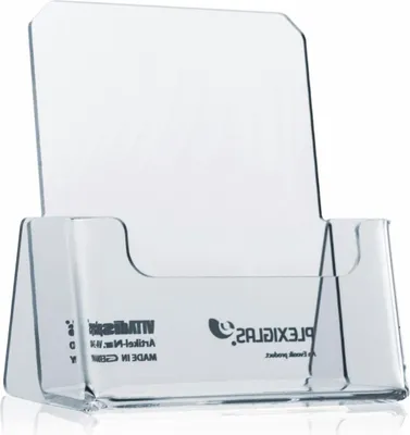 Produktbild von DIN A7 Flyerständer aus PLEXIGLAS® (Hochformat)