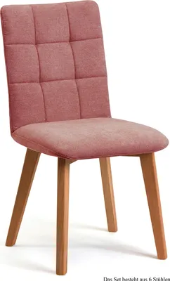 Produktbild von Esszimmerstuhl (6er-Set) Dareen 47x91x60 Eiche geölt/Rosewood
