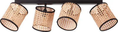 Obrázek produktu pro Stropní svítidlo Brilliant Wiley 4xE14 40 W černo/hnědé