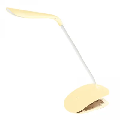 Immagine prodotto di Lampada da scrivania a LED, lampada da tavolo, lampada a morsetto flessibile con dimmer touch (gialla)