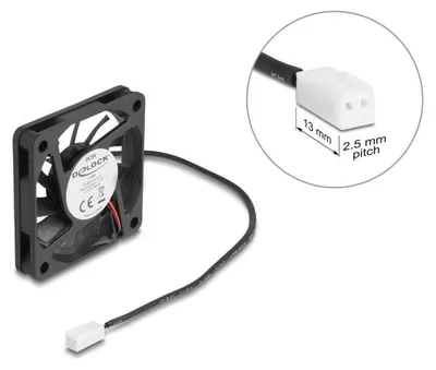 Produktbild von Delock Axiallüfter 5 V DC, 60 x 60 x 10 mm schwarz