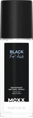 Image de MEXX Déodorant naturel en spray Noir pour lui 75 ml
