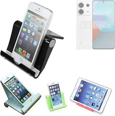 Produktbild von K-S-Trade Handy-Ständer kompatibel mit Xiaomi Redmi Note 13 Pro faltbarer Tischständer Smartphone Tablet Halterung Reise