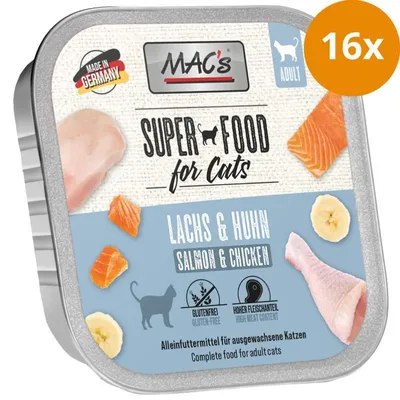 Immagine prodotto di MAC's Cat Salmone & Pollo 85gx16