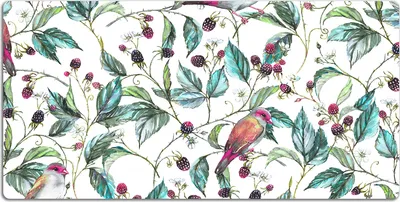 Produktbild von Schreibtischmatte Tischunterlage 90x45 cm Mauspad - Vögel auf der Niederlassung
