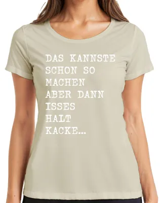 Immagine prodotto di Si può fare così, ma è una schifezza divertente dire umorismo sfacciato signore T-shirt, natura, L