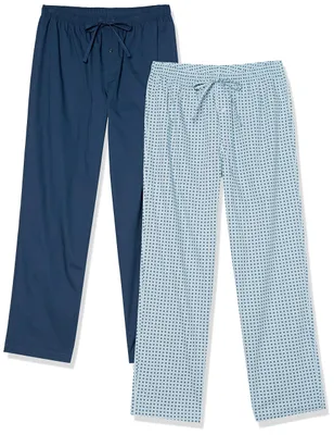 Immagine prodotto di Pantaloni da pigiama da uomo Essentials, in cotone elasticizzato, a gamba intera