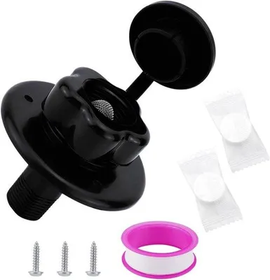 Produktbild von Caravan-Wasserhahn Premium - 1 Zoll und 3/4 Zoll Schlauchanschluss - Rückflussklappe