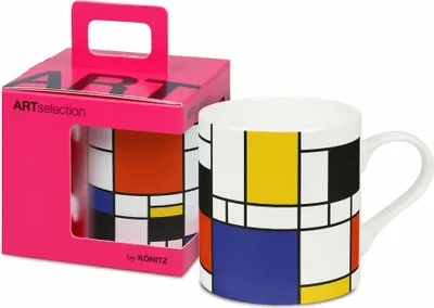 Immagine prodotto di Könitz Becher Hommage - Small Fragments, in Geschenkbox, Bone China, Bunt, 400 ml, 11 5 004 1907