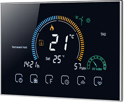 Produktbild von 95-240 V Wi-Fi Smart Thermostat Programmierbarer Thermostat Voice APP Control Hintergrundbeleuchtung LCD-Warmwasserbereiter Thermoregulator Kompatibel mit Amazon Echo Google Home Tmall Genie