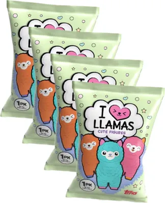 Produktbild von Lama Figur - I Love Llamas - Sammelfigur - 4 Tüten