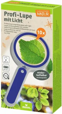 Produktbild von moses Expedition Natur Profi-Lupe mit Licht 10x