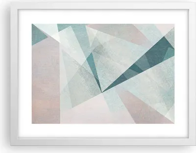 Produktbild von Gerahmtes Poster - Weißer Rahmen - Abstraktion modern - 40x30 cm - Wand Bild - Wanddeko - Wandbilder - Kunstposter - Wandposter - Bilderrahmen - Bilder - Kunstdruck - Wandbild - P2WAA40x30-3947