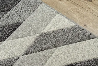 Produktbild von Teppich FEEL 5674/16811 DIAMANTEN grau / anthrazit / creme Grau 120x170 cm