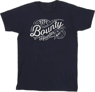 Produktbild von Star Wars - "The Book Of Boba Fett Bounty Hunter" T-Shirt für Herren BI44846 (3XL) (Marineblau)