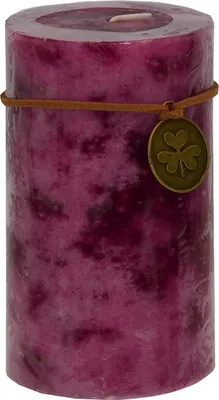 Produktbild von Stumpenkerze Trendkerze mauve durchgefärbt 13 x Ø 7 cm