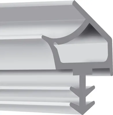 Immagine prodotto di K2953 fermaporta in gomma L.5m per instradamento TPE blk bianco ELLEN