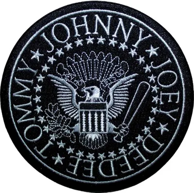 Obrázek produktu pro Ramones - Nažehlovací nášivka "Presidential Seal Black" RO13810 (One Size) (Black)