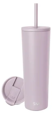 Immagine prodotto di Tazza termica moderna e semplice, con cannuccia e coperchio | Tazza con manico