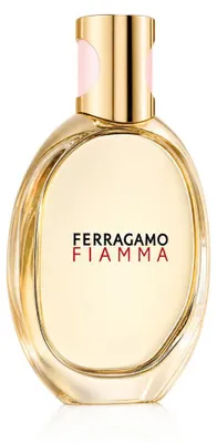 Obrázek produktu pro Salvatore Ferragamo Fiamma, Ženy, 50 ml, Tekutý parfém, Sléz pižmový, Třešeň (ovoce), Měsíček, Nektarínka, Hruška, Šafrán, Růže damascenská, Gardénie, Zimolez, Jasmín, Ambroxan, Pižmo, Pačuli