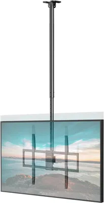 Productafbeelding van TV plafondbeugel voor 50 inch - 100 inch - 80 kg draagkracht - VESA 800 x 600 - In hoogte verstelbaar (1090-1690 mm) - Zwenk - En kantelbaar